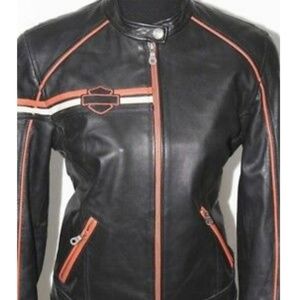 Harley Davidson Cafe Racer Leather Jacket